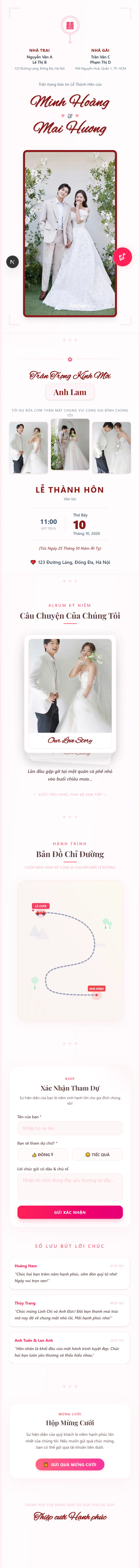 Mẫu thiệp cưới online Mẫu Trắng Hồng Space - Save The Date
